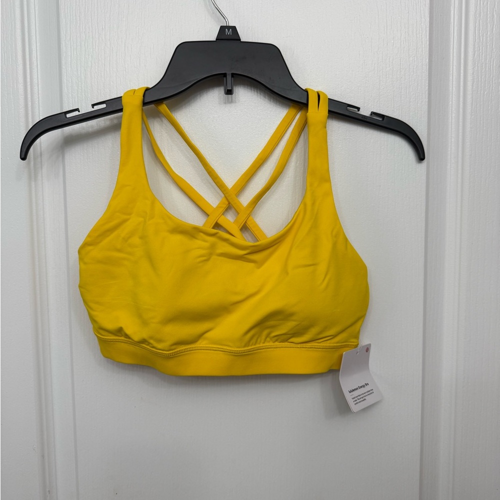 Lululemon Athletica Vibrant Yellow Sports Bra